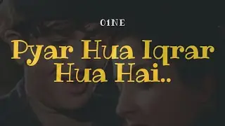 Pyar Hua Iqrar Hua Hai Song Cover On Piano 🎹 | SUBSCRIBE 01NE FOR MORE!