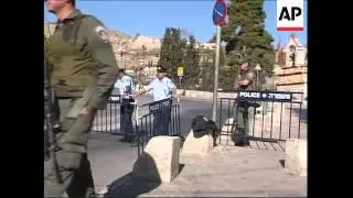 Security increased in Jerus to prevent retaliation for Gaza shelling
