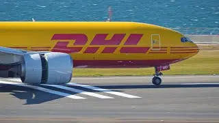 DHL Air UK Boeing 777F G-DHMD Landing at Nagoya 36 | NGO/RJGG | セントレア | 中部国際空港