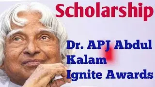 #Scholarship# Dr. APJ Abdul Kalam Ignite Awards # up to 12th Std #