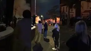 Southport Riots at Night. #Southport #SouthportAttack #Shorts #youtubeshorts #shortsfeed