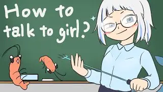 Shark Class : How to talking to girls? | hololive animation | Gawr gura