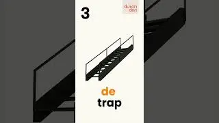 10 Dutch Parts of a House Words in Under a Minute | The Dutch Den | Nederlandse Huis Onderdelen 2/2