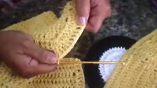 Tapete fusca feito de crochê