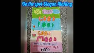 ON THE SPOT SLOGAN MAKING PROMOTING HEALTHY LIFESTYLE IN THE MIDST OF PANDEMIC #shorts #sloganmaking