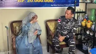 Pemberian Tali Asih dari KASAL Laksamana TNI Dr. Muhammad Ali, S.E., M.M., M.Tr.Opsla