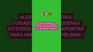 🚨 ALERTA FINANCEIRO!#cartaodecredito #emprestimos #finan&ccedil;as #d&iacute;vidas #dinheiro
