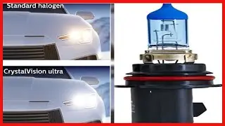 Philips CrystalVision Ultra Headlight Bulbs: Bright White Light with Stylish Blue Glow