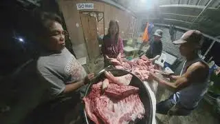Katay tayo ng baboy sa AP Farm