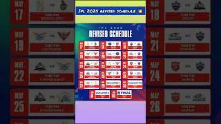 Ipl Remaining schedule 2025 | Ipl new schedule | Ipl Rescheduled date | Ipl 2025 new date#viralshort