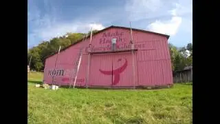 Barns From Above; He painted the barn, God painted the sky!