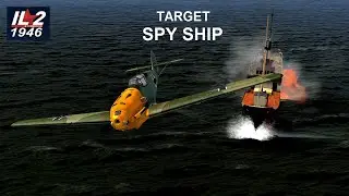 iL-2 1946 Spy Ship a Battle of Britain 109E3 mission in 4K UHD #4ktv