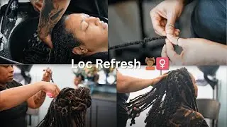 Loc Refresh: Interloc Maintenance + Stylish Two Strand Twist