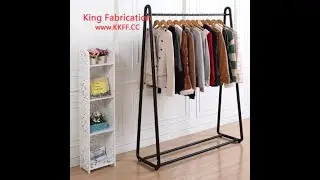 Iron clothing store clothing rack womens clothing store shelf display garment racks