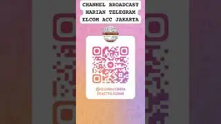 JOIN CHANNEL BROADCAST TELEGRAM ELCOM ACC JAKARTA #elcomacc & WA AKTIF 085218286777 SAVE BOSSKU THX