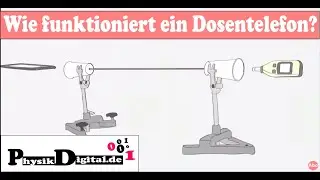 Wie funktioniert ein Dosentelefon bzw. Bechertelefon? Einfach und anschaulich erkl&auml;rt