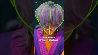 how to draw Mystery saja boys kpop demon hunters