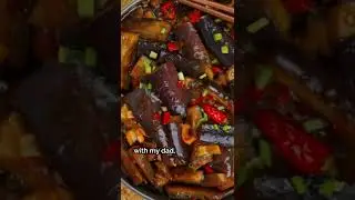 🍆 How to Make Eggplant (With Garlic Sauce!) #Shorts
