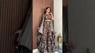 Wow🤌🏻&hearts;️So pretty 3 pc set top bottom shrug from flipkart #shortsvideo #flipkarthaul