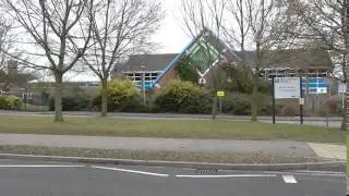 Andover. London Road.  Winton School Area. Winton Academy. 07.02.2015.