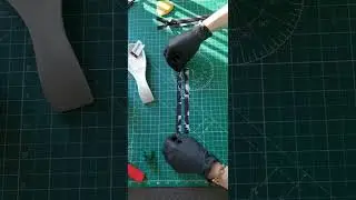 Zipper replacement and length adjustment on a latex top