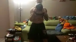 Dead grip squat-Pullover-Halo-Around the world clean and squat (24kg)