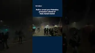 Police arrest pro-Palestine protesters ahead of Italy-Israel match in Udine