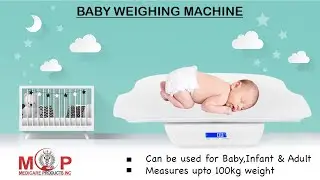 MCP Digital Baby Weighing Scale infant and Adult body weight upto 100kg with Baby Tray