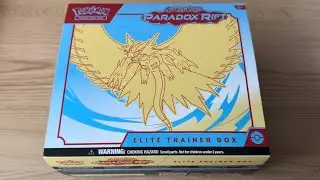 Unboxing ETB Paradox Rift - Roaring moon Pokemon TCG