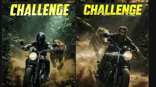 In Deep Forest Rider vs Tiger 🐅🐯 Unseen reel