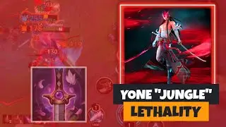 YONE JUNGLE WILD RIFT BUILD LETHALITY IS INSANE CARRY