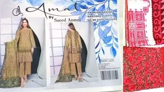 Trendy Barosha and Ethnic unstitch suit unboxing Part 2