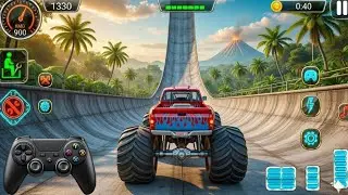 Monster Truck Ramp Jump Challenge &ndash; Epic Fail or Win?