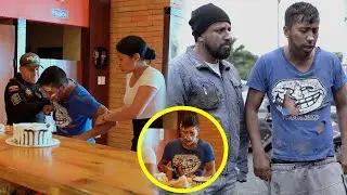 Jefa utiliza a un vagabundo para poner a prueba a sus empleadas.
