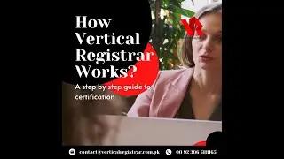 Vertical Registrar Certification Process | Step by step process | ISO Certification