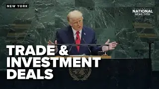 President Trump touts $17 trillion of investments 'pouring in' to the United States
