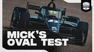 Mick Schumacher&rsquo;s First Oval Test Reaction | INDYCAR SERIES