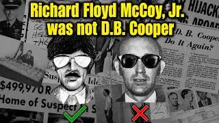 Richard Floyd McCoy, Jr., was not D.B. Cooper