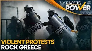 Greece: Violent Protests in Athens on Train Crash Anniversary | Race to Power | WION News