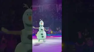 Frozen Olaf Snowman at Disney on Ice #frozen #olaf #shorts #disney #youtubeshorts