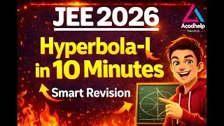 Hyperbola in 10 Min | JEE 2026 | Revision Series #10 | #jeemain2026   #jeemain2026    #jeemain
