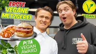 1. VEGANE METZGEREI testen 🌱😍 (mit Dima)