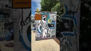 The Optical Illusions Hidden in Blockchain Graffiti. #bitcoin #streetart #cryptoart