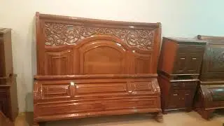 #chinioti #Solid #wooden #bed design in Pakistan