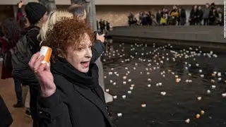 Why anti-opioid protesters littered a legendary New York art space with pill bottles