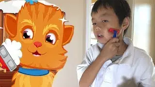 Plippi Toys Pretend Play Ken Shaves His Mustache Ryan Pretend Play