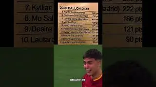 Apparently the 2025 ballon d'or winner got leaked and this is the final list 😳