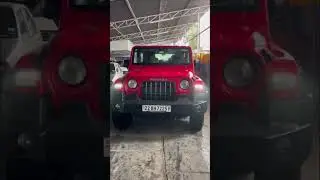 Thar 4WD getting its bath #motorcardrive #thar #carwash