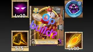Castle Clash QUEEN WASP DOUBLE EVOLVED MAX LEVEL 200 Build