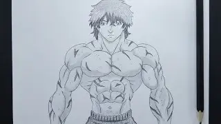 How To Draw Baki Hanma Step By Step || Easy Anime Drawing